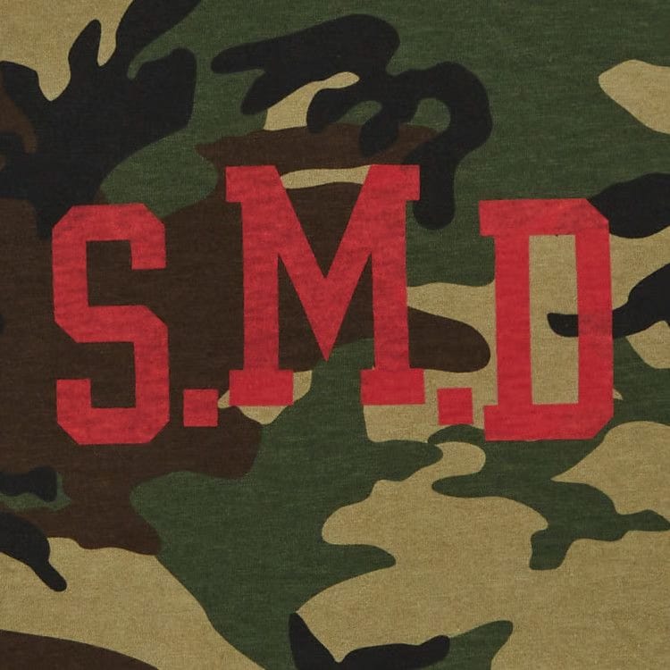 Supreme SMD Shorts-Sleeve Top Woodland Camo