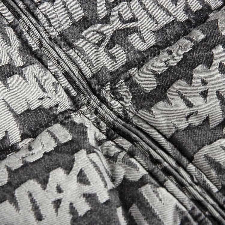 Supreme Fat Tip Jacquard Denim Puffer Jacket Black