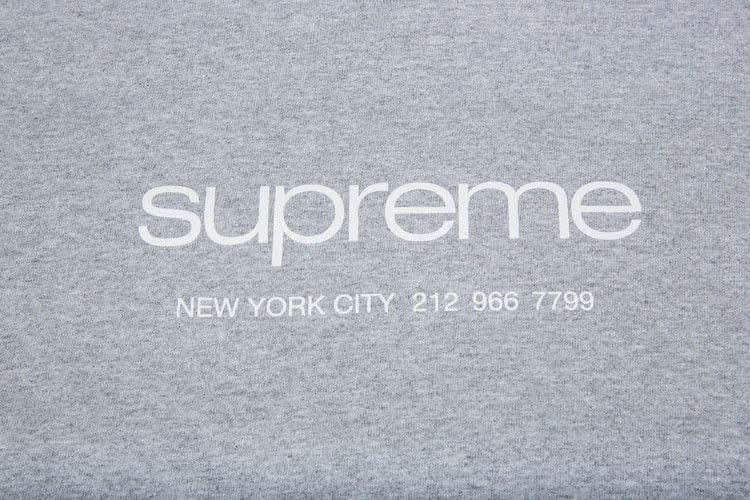 Supreme Shop T-Shirt Heather Grey