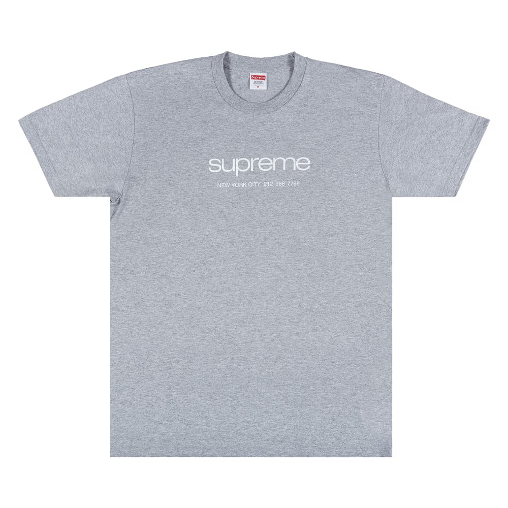 Supreme Shop T-Shirt Heather Grey