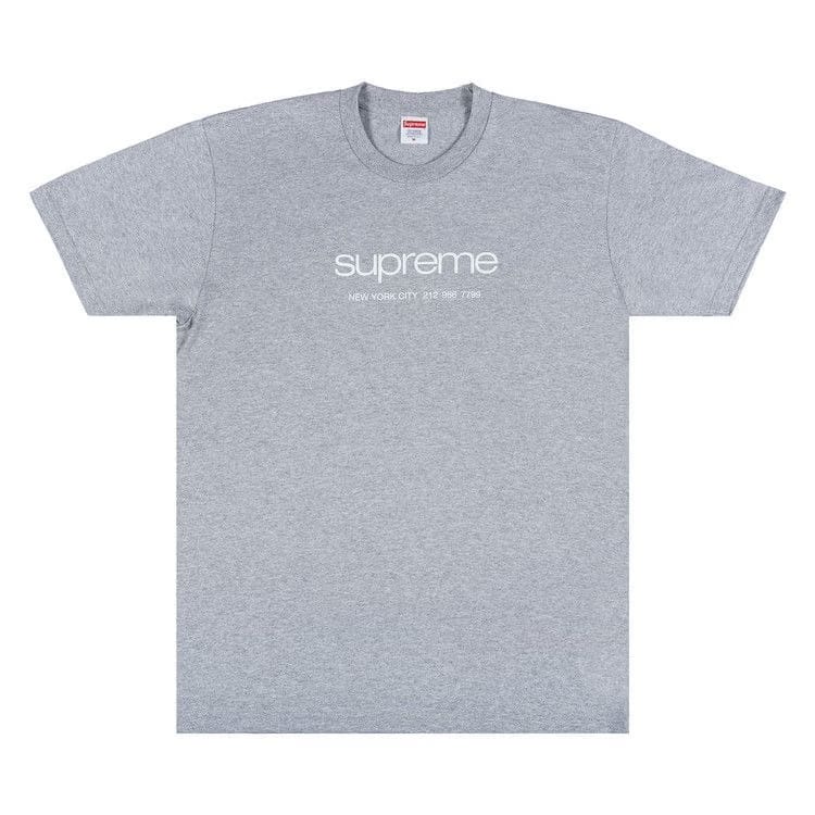 Supreme Shop T-Shirt Heather Grey