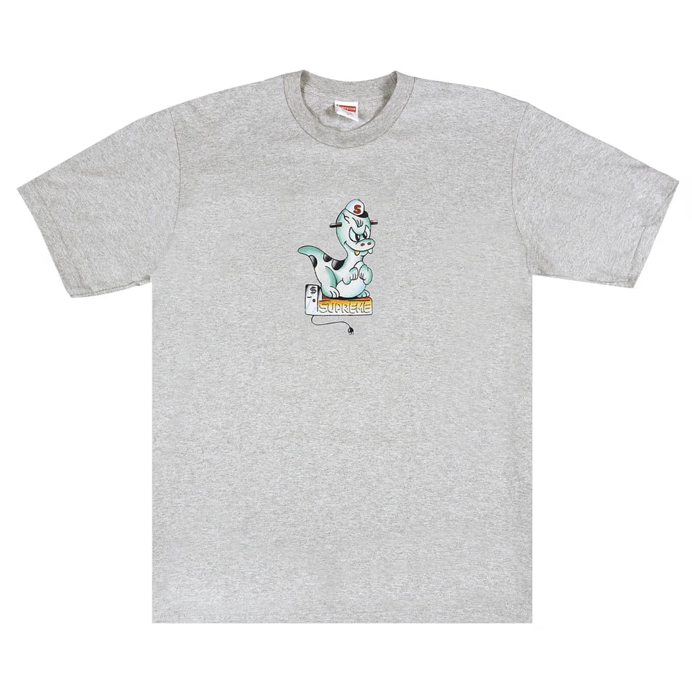 Supreme Dinosaur T-Shirt Heather Grey