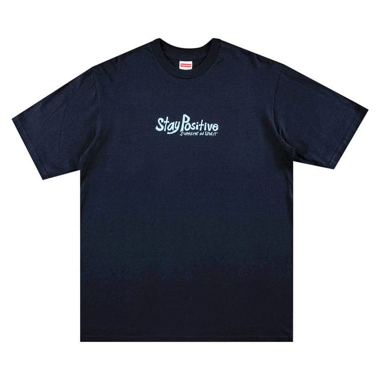 Supreme Stay Positive T-Shirt Navy