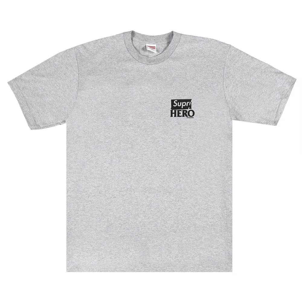 Supreme x ANTIHERO Dog T-Shirt Heather Grey