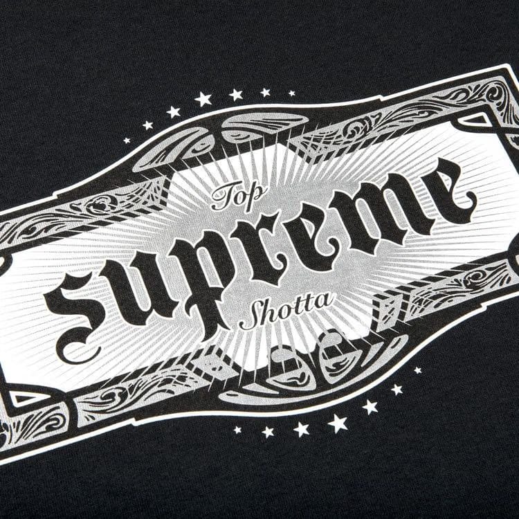 Supreme Top Shotta T-Shirt Black
