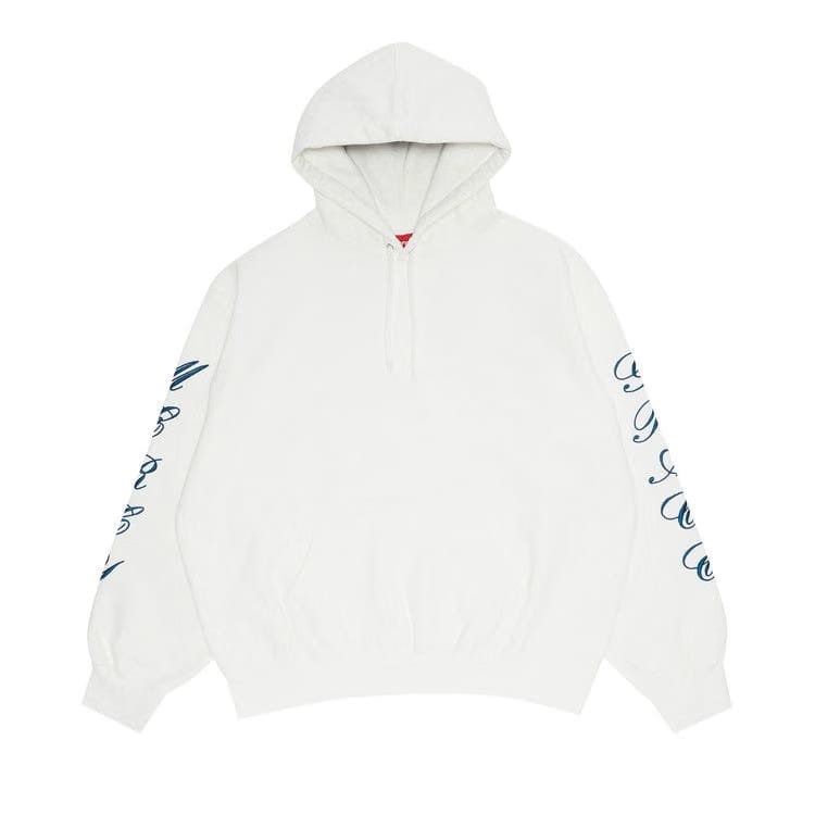 Supreme Patches Spiral Hoodie White