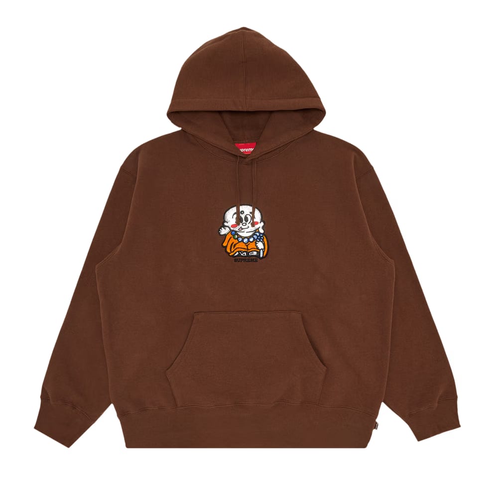Supreme AOI Buddha Hoodie Brown