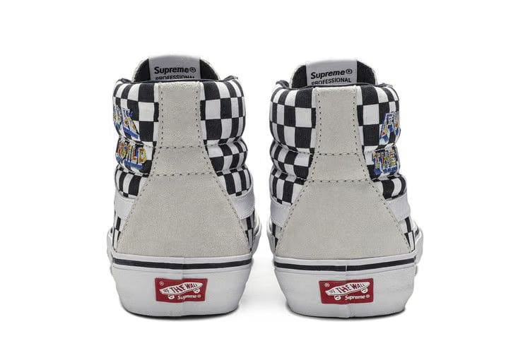 Supreme x Vans Sk8 Hi Fuck The World - White