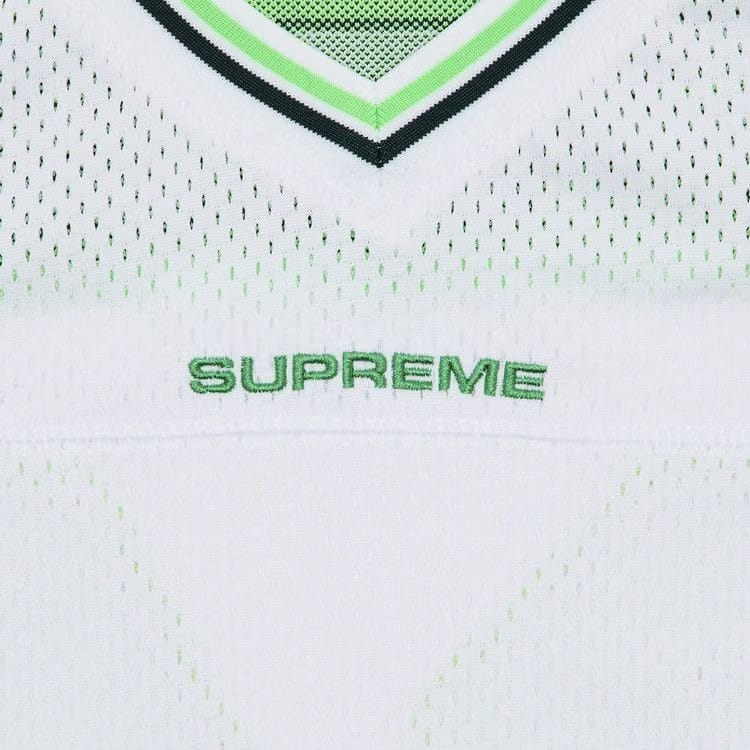 Supreme Jacquard Rib Football Jersey White