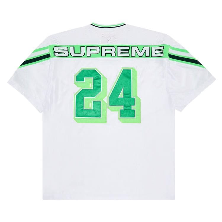 Supreme Jacquard Rib Football Jersey White