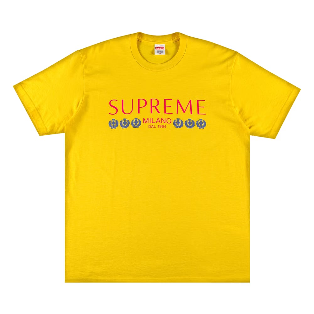 Supreme Milano T-Shirt Yellow