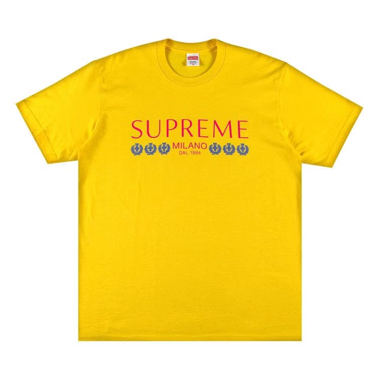 Supreme Milano T-Shirt Yellow