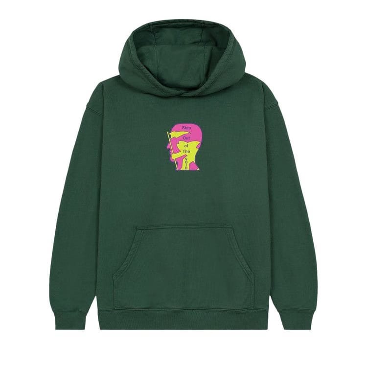 Brain Dead x Gotcha Sci-Fi Surf Long-Sleeve Hoodie Green