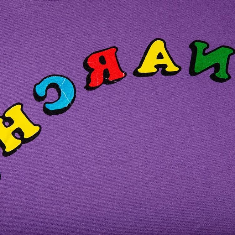 Supreme x Jamie Reid Anarchy T-Shirt Purple