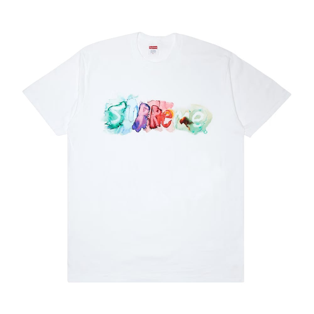 Supreme Watercolor T-Shirt White
