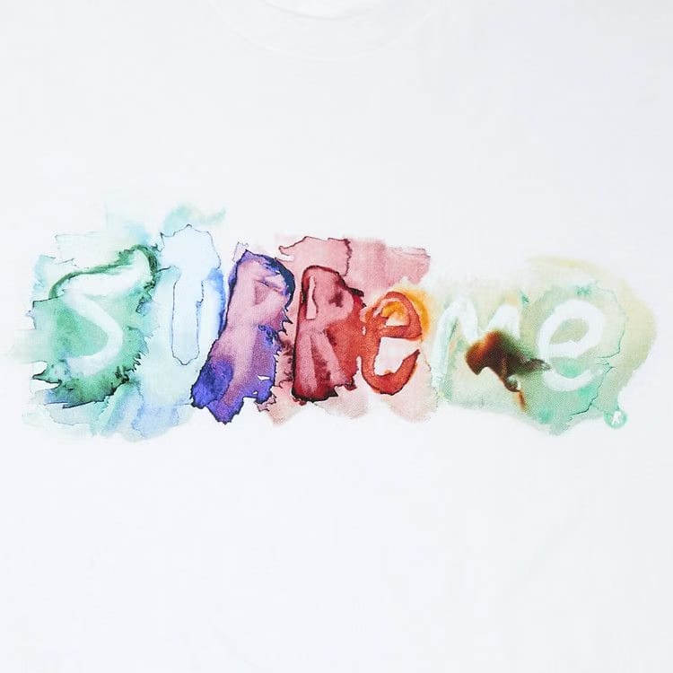 Supreme Watercolor T-Shirt White