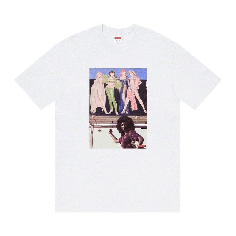 Supreme American Picture T-Shirt Ash Grey