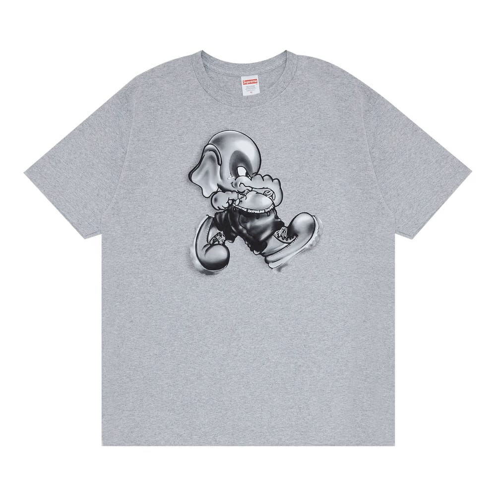 Supreme Elephant T-Shirt Heather Grey