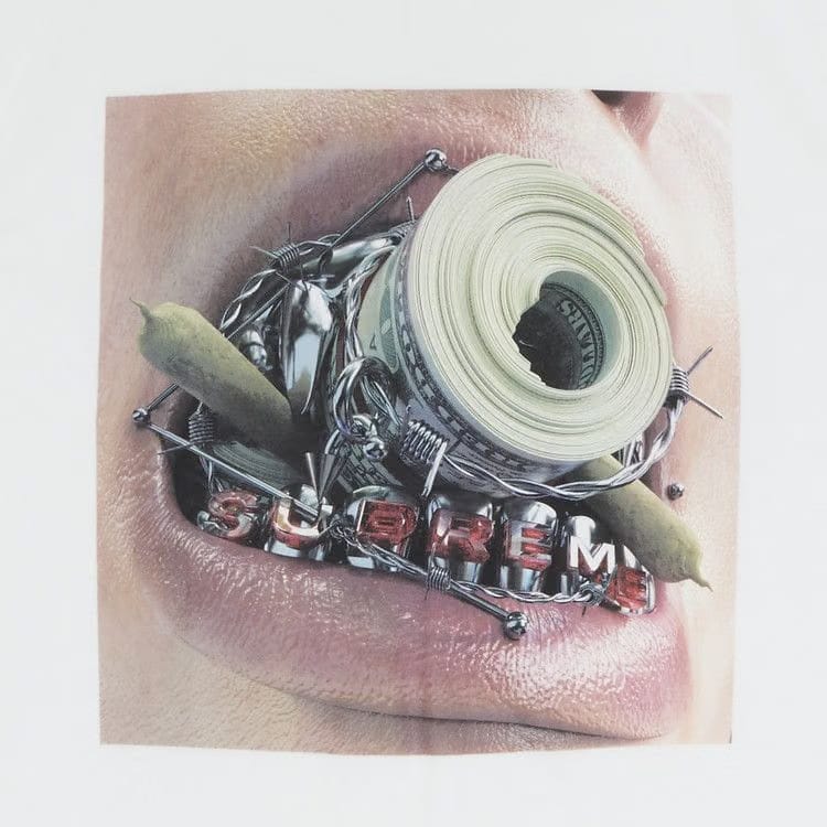 Supreme Braces T-Shirt White