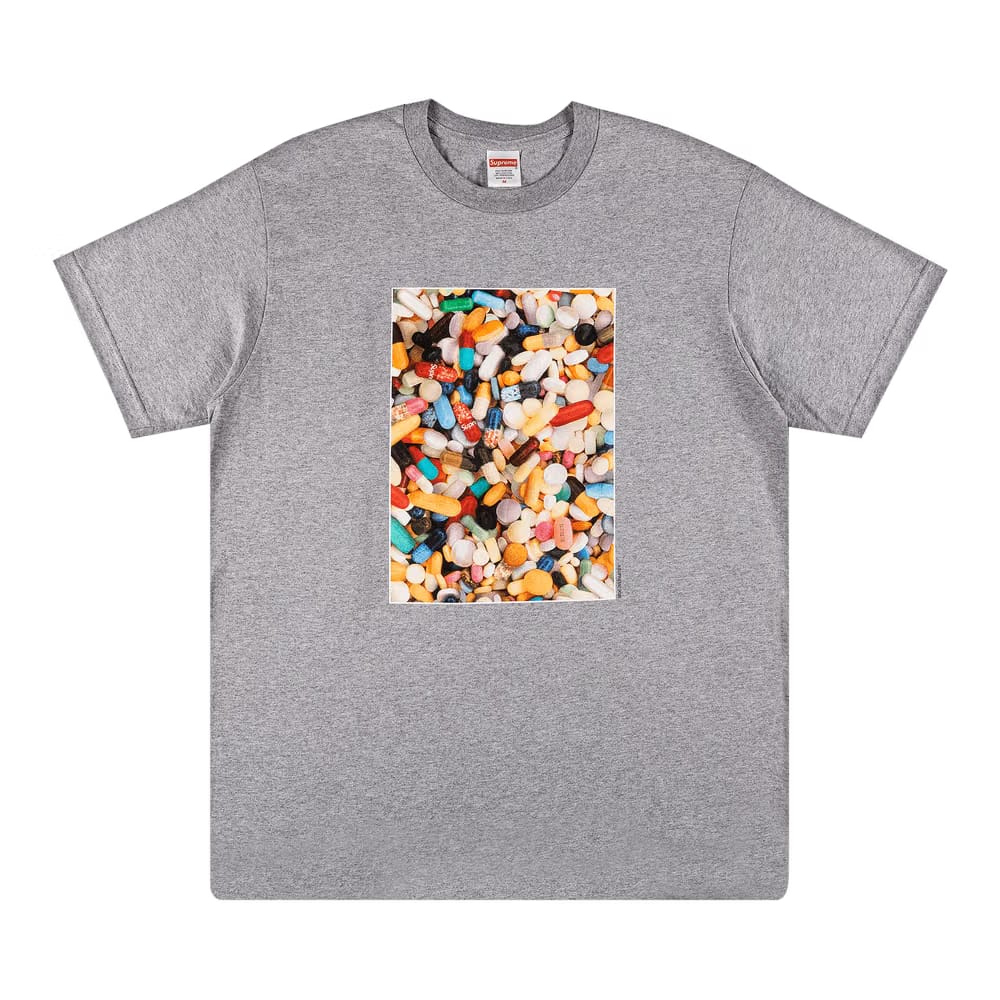 Supreme Pills T-Shirt Heather Grey