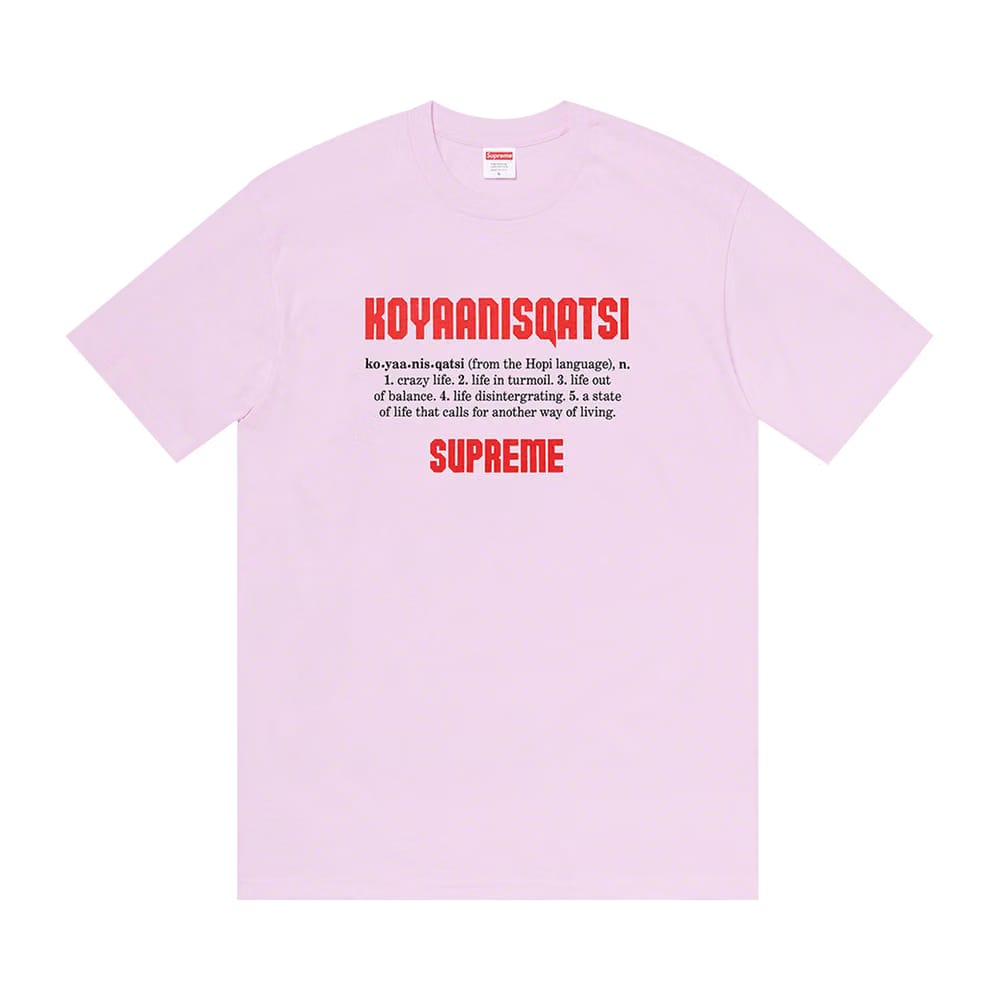 Supreme Koyaanisqatsi T-Shirt Light Purple
