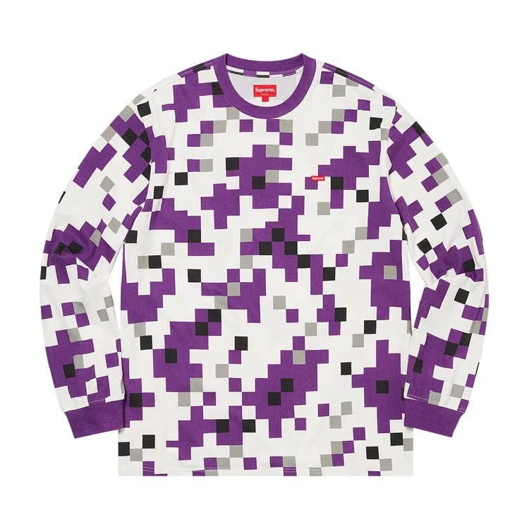 Supreme Small Box Long-Sleeve T-Shirt Purple Digi Camo