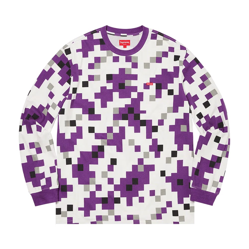 Supreme Small Box Long-Sleeve T-Shirt Purple Digi Camo