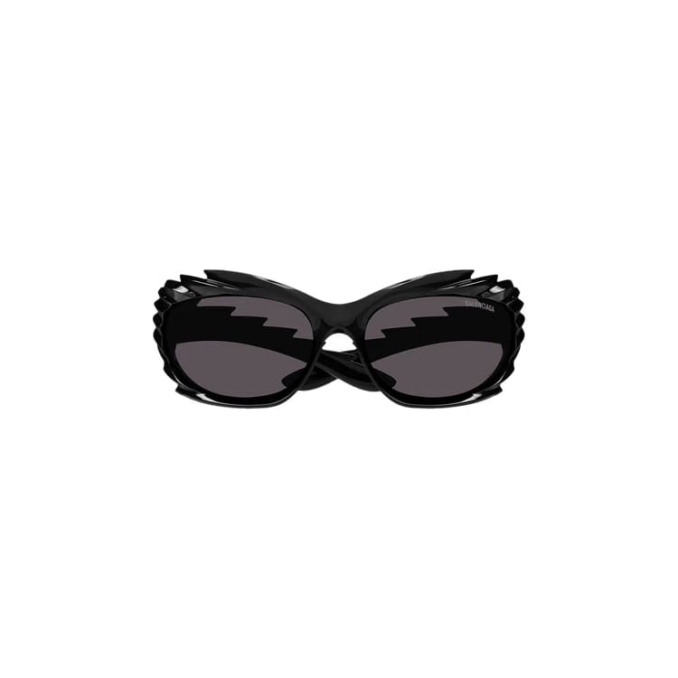 Balenciaga Spike Rectangle Sunglasses Black