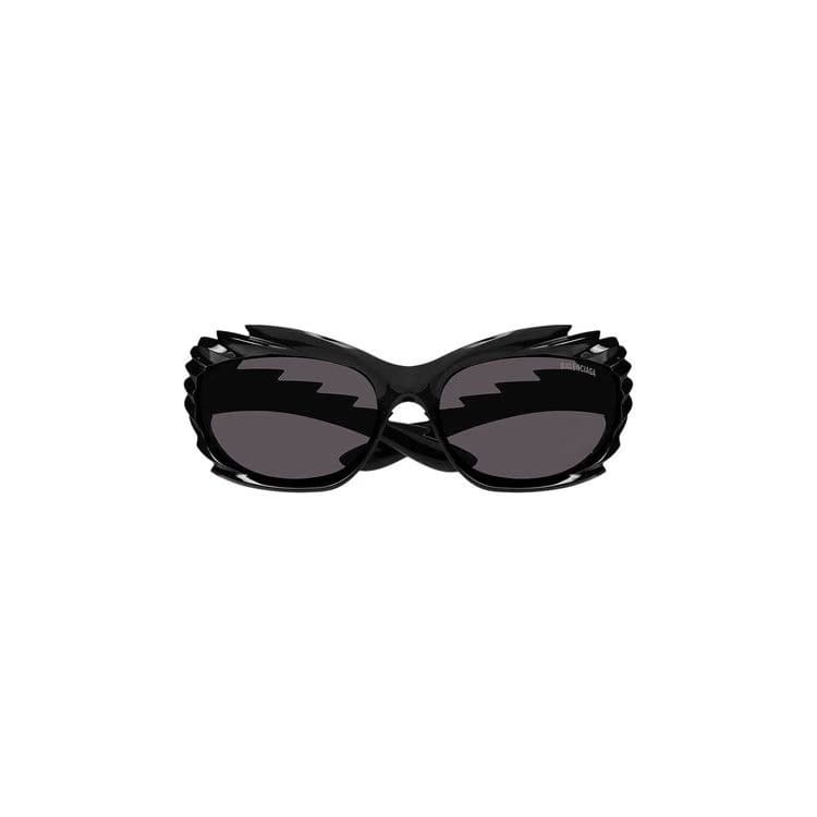 Balenciaga Spike Rectangle Sunglasses Black