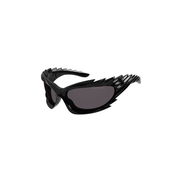 Balenciaga Spike Rectangle Sunglasses Black