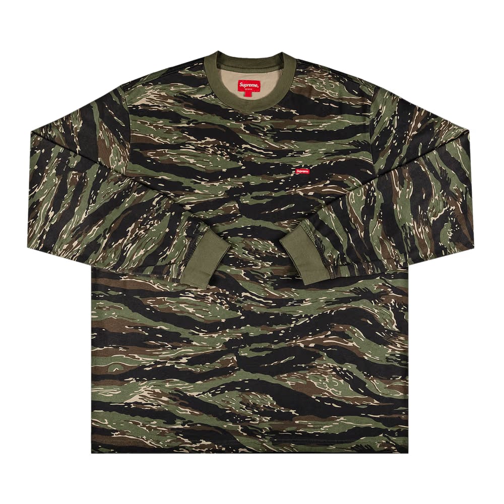 Supreme Small Box Long-Sleeve T-Shirt Tigerstripe Camo