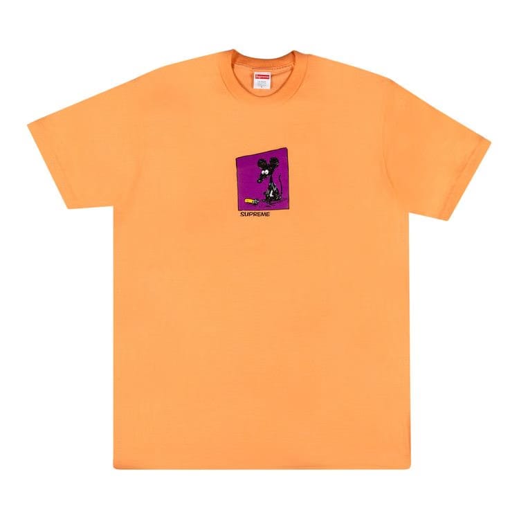 Supreme Mouse T-Shirt Peach
