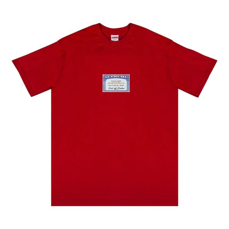 Supreme Social T-Shirt Red