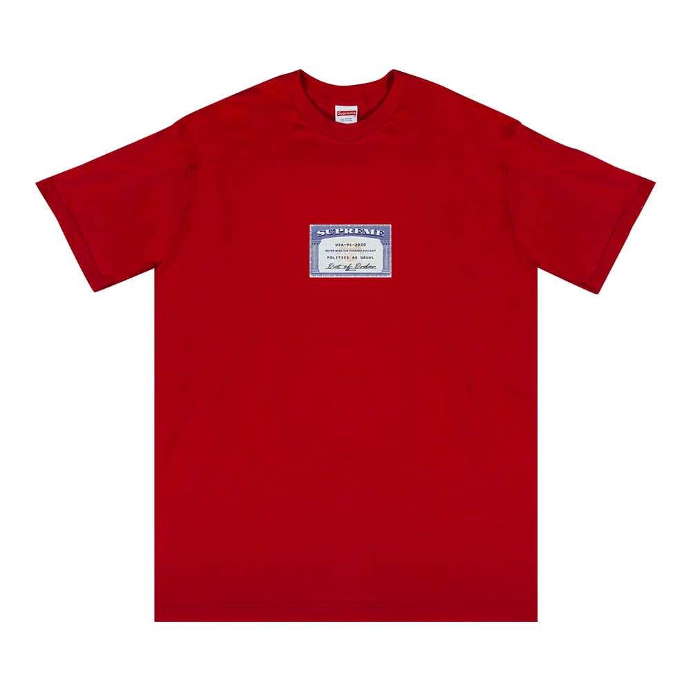 Supreme Social T-Shirt Red