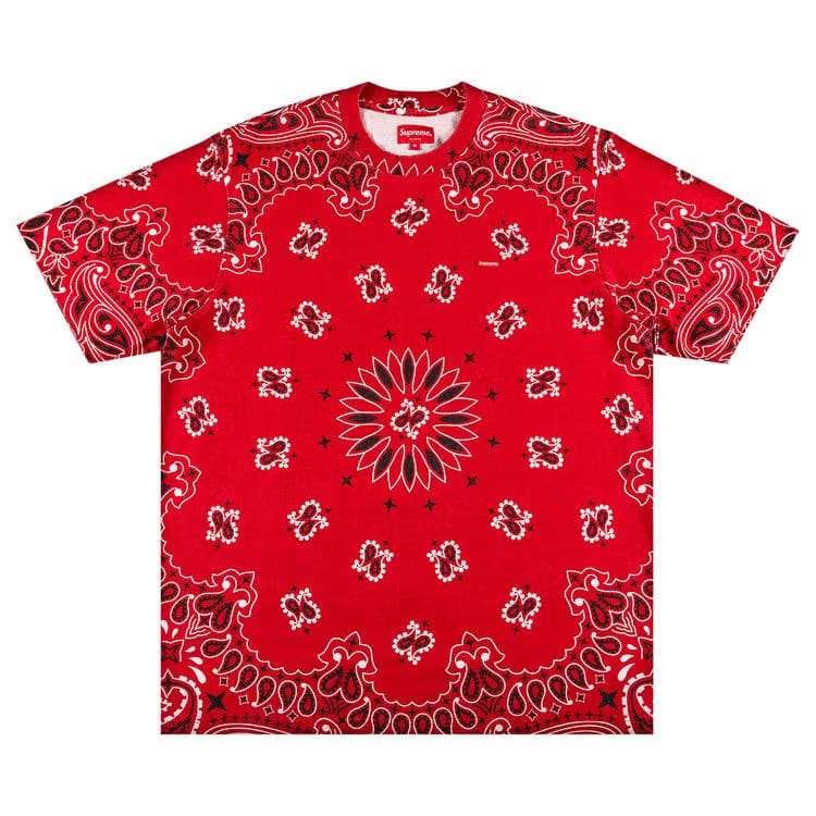 Supreme Small Box T-Shirt Red Bandana