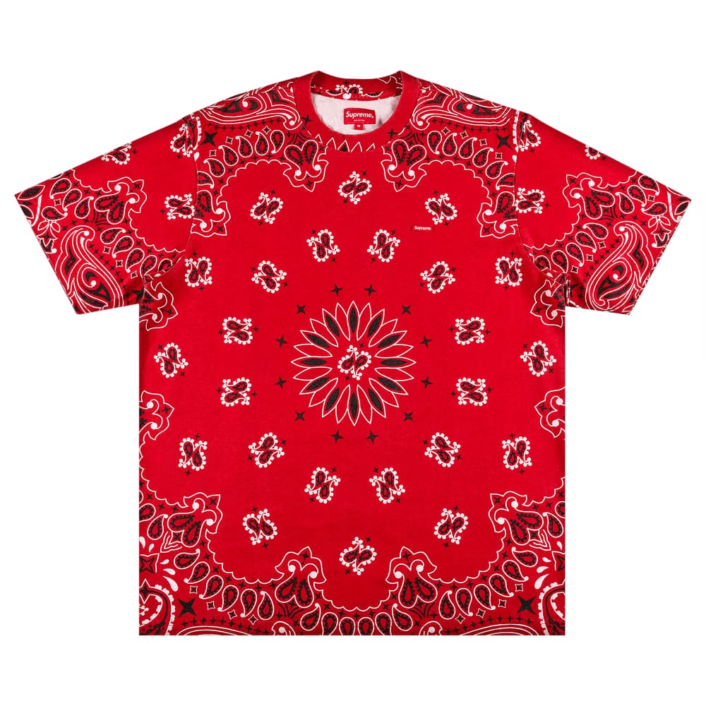 Supreme Small Box T-Shirt Red Bandana