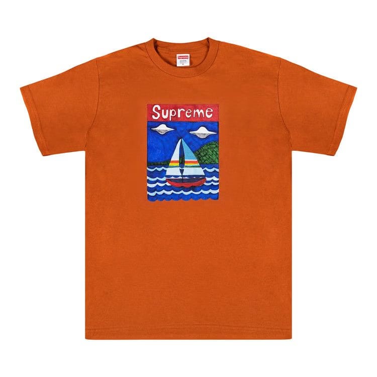 Supreme Sailboat T-Shirt Rust