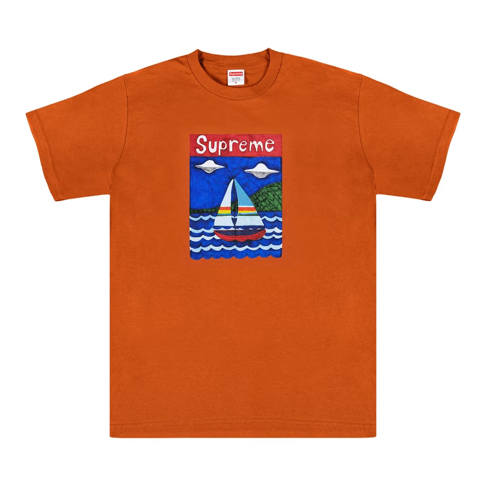 Supreme Sailboat T-Shirt Rust