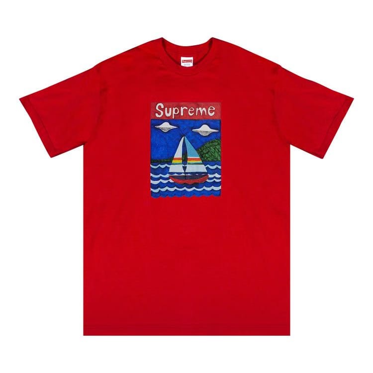 Supreme Sailboat T-Shirt Red