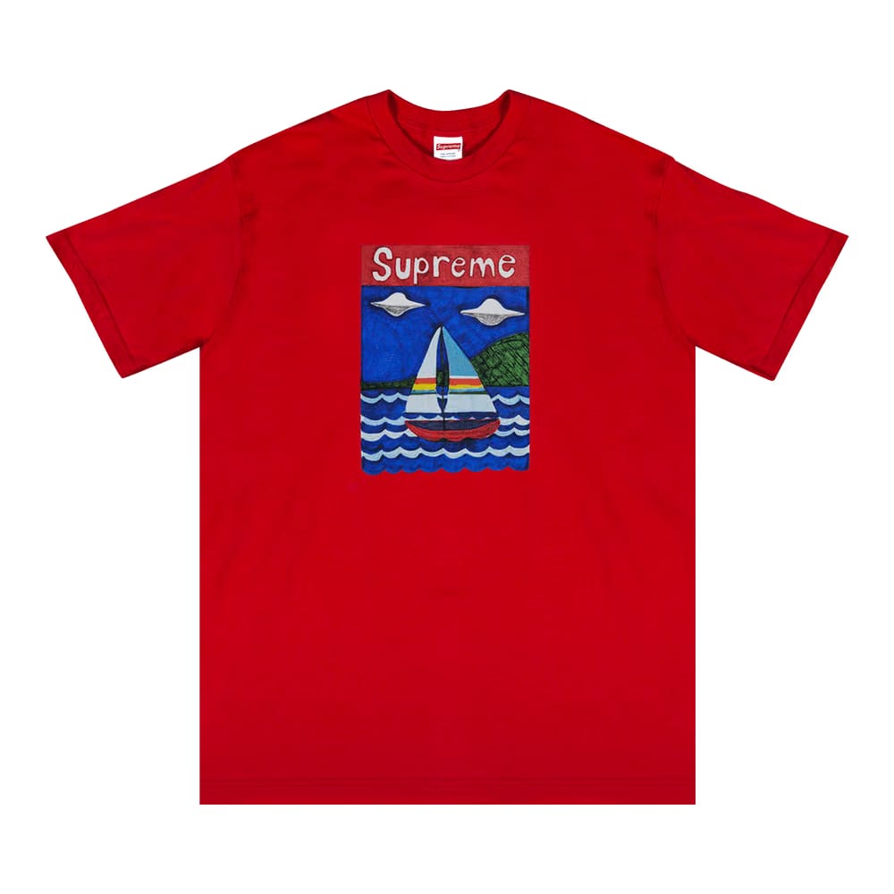 Supreme Sailboat T-Shirt Red