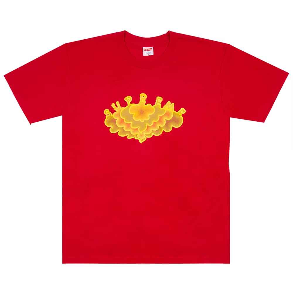 Supreme Cloud T-Shirt Red