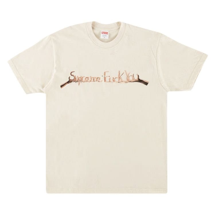 Supreme Fuck You T-Shirt Natural