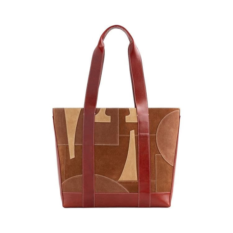 Aimé Leon Dore x Franck Pellegrino Suede Tote Bag Brown