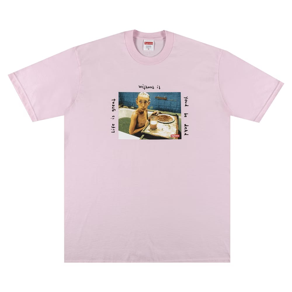 Supreme Gummo Bathtub T-Shirt Light Pink