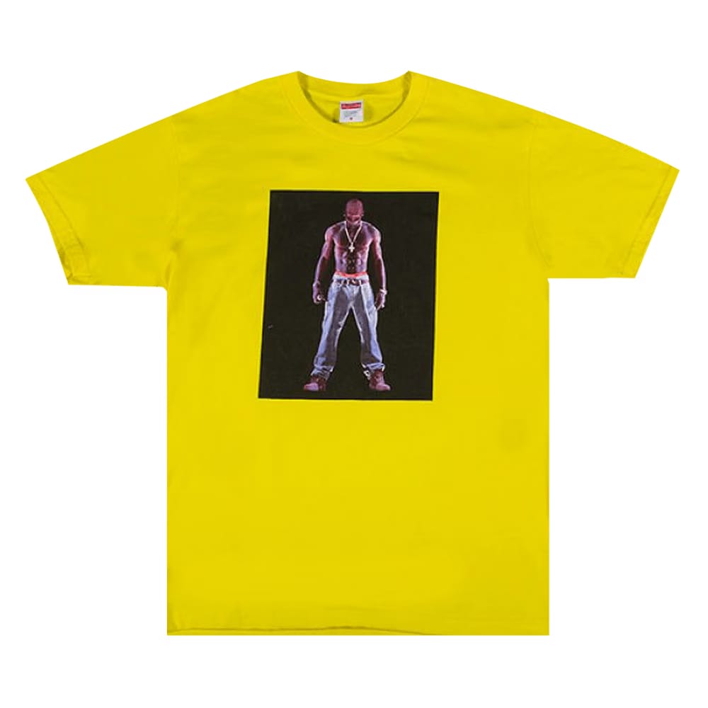 Supreme Tupac Hologram T-Shirt Yellow