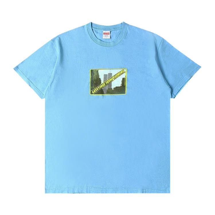 Supreme Greetings T-Shirt Light Slate