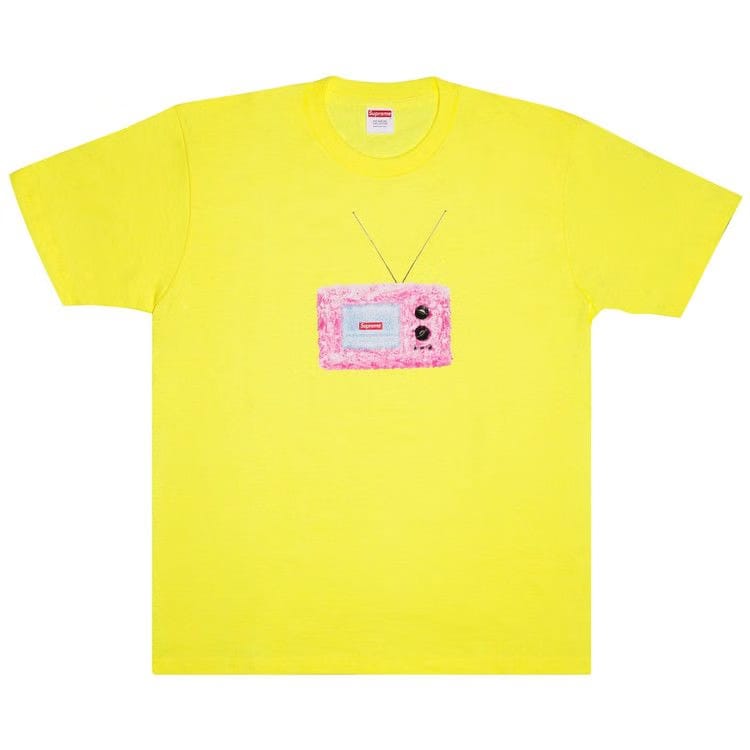 Supreme TV T-Shirt Bright Yellow
