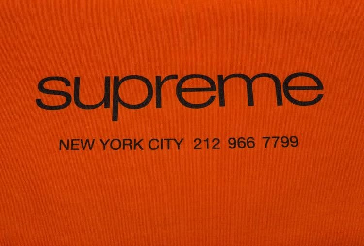 Supreme Shop T-Shirt Orange