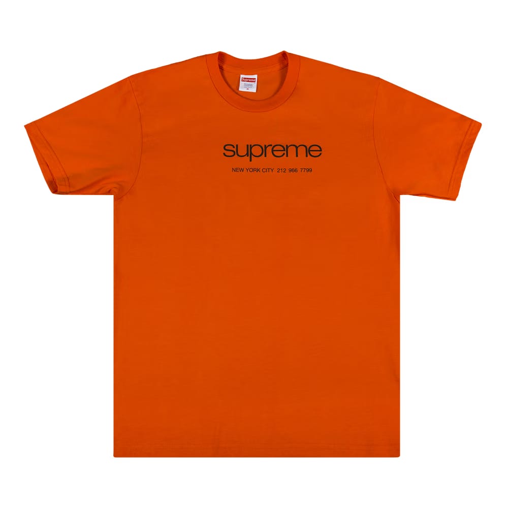 Supreme Shop T-Shirt Orange