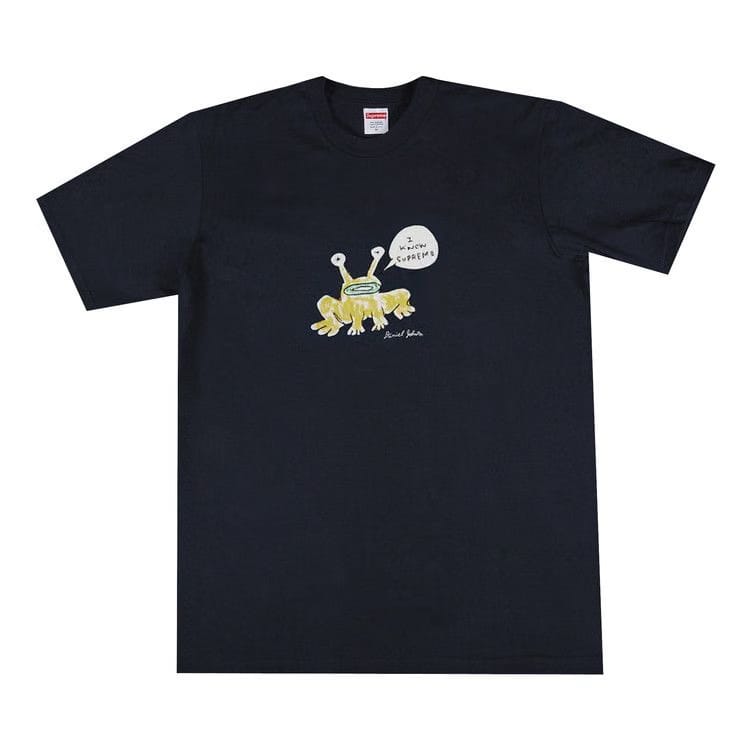 Supreme x Daniel Johnston Frog T-Shirt Navy